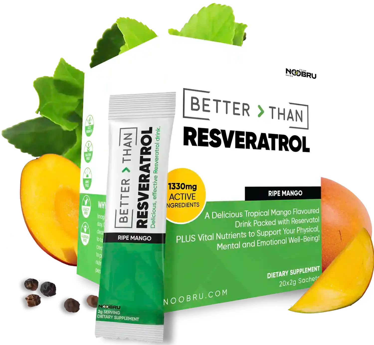 Noobru Resveratrol Bottles